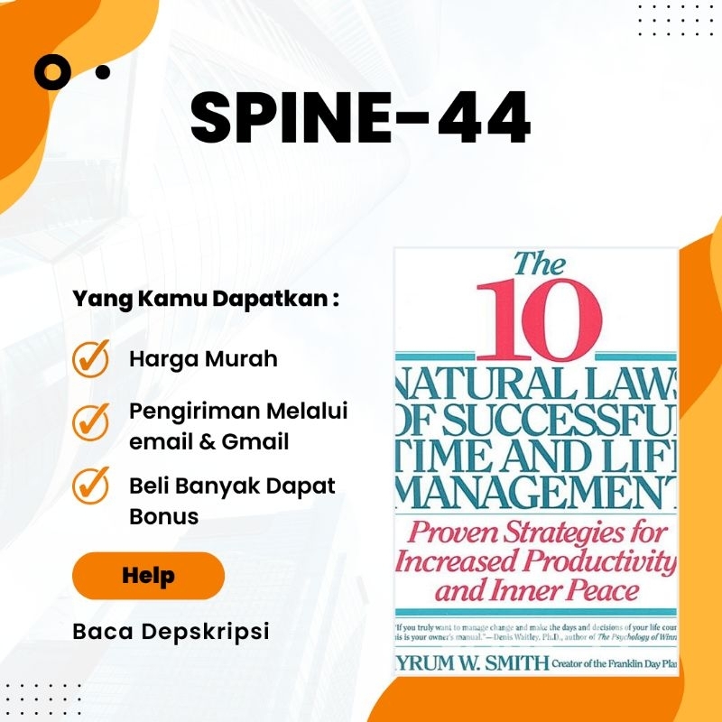 

10 Hukum Alam Manajemen Waktu dan Kehidupan yang Sukses - 10 Natural Laws of Successful Time and Life Management