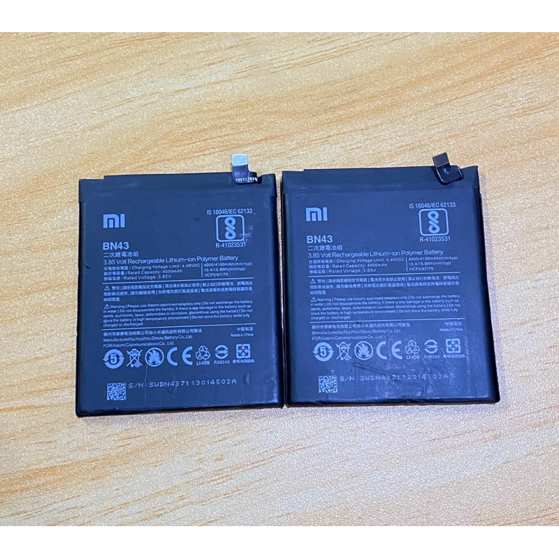 Baterai Original 100% BN43 Xiaomi Redmi Note 4 4x Batre Batrai BN43 Xiao Mi BN 43 Ori