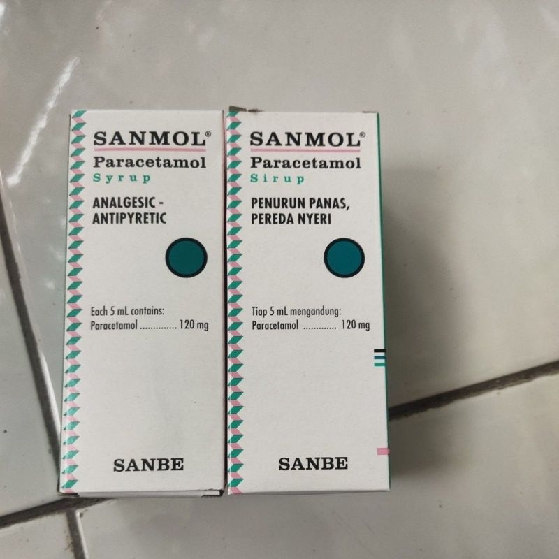 sirup penurun panas sanmol 60ml anak