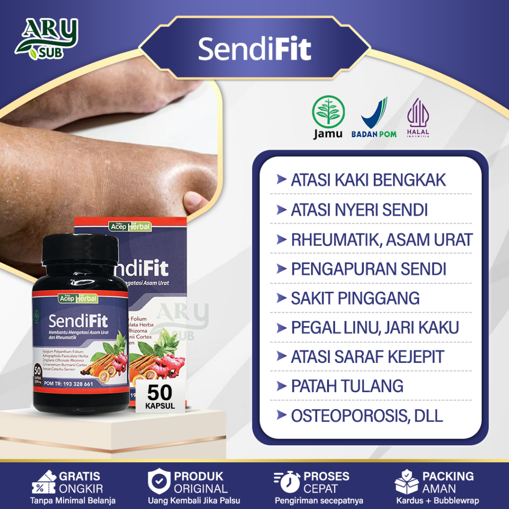 Obat Kaki Bengkak, Bengkak Karena Jatuh, Keseleo, Saraf Syaraf Kejepit, Asam Urat, Rematik, Kesemuta
