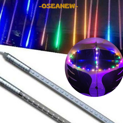 -PER BIJI- LAMPU TETES SATUAN / DIY Lampu Untuk Layangan / Lampu Meteor LED Rainbow RGB Rain Snow To