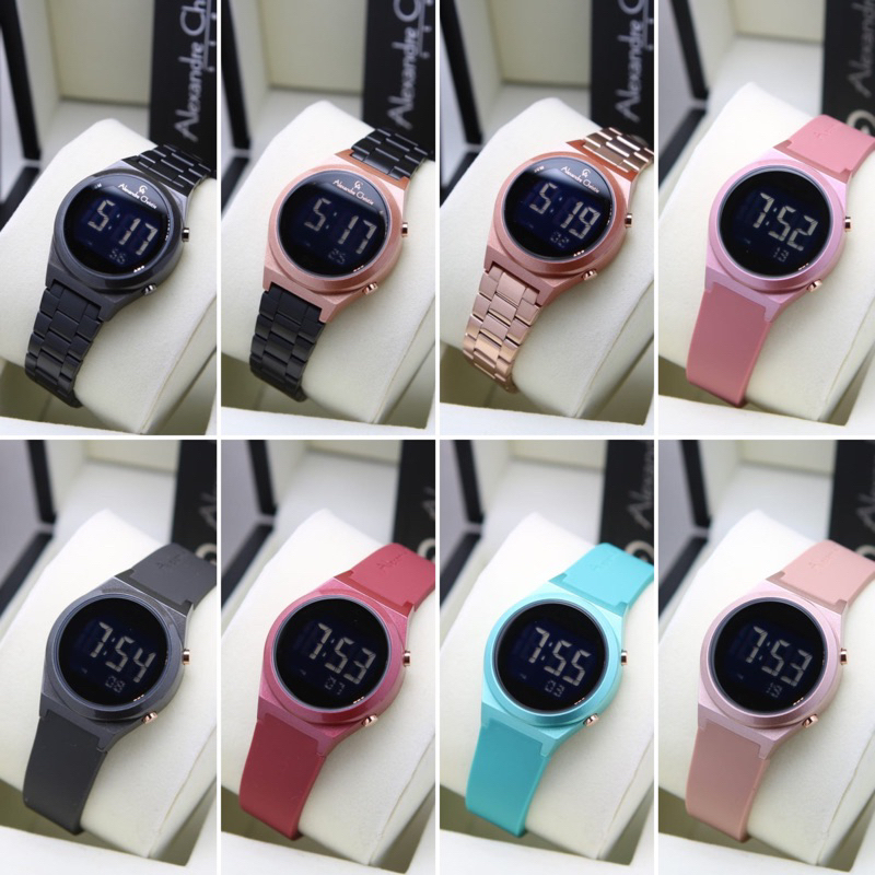 JAM WANITA ALEXANDRE CHRISTIE WANITA AC 9385 AC9385 LHR RUBBER ORIGINAL