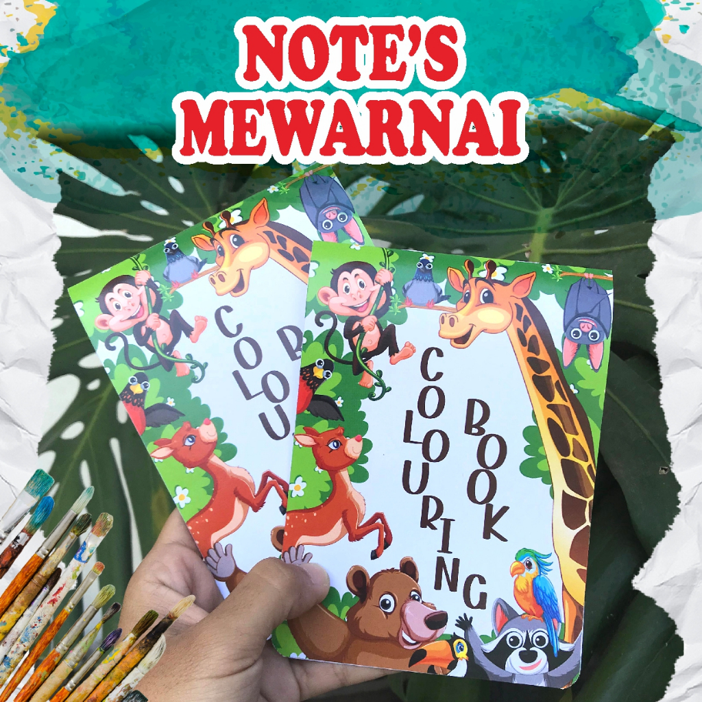 

Buku Kecil Mewarnai Anak Zoo / Binatang - Souvenir Buku Mewarnai