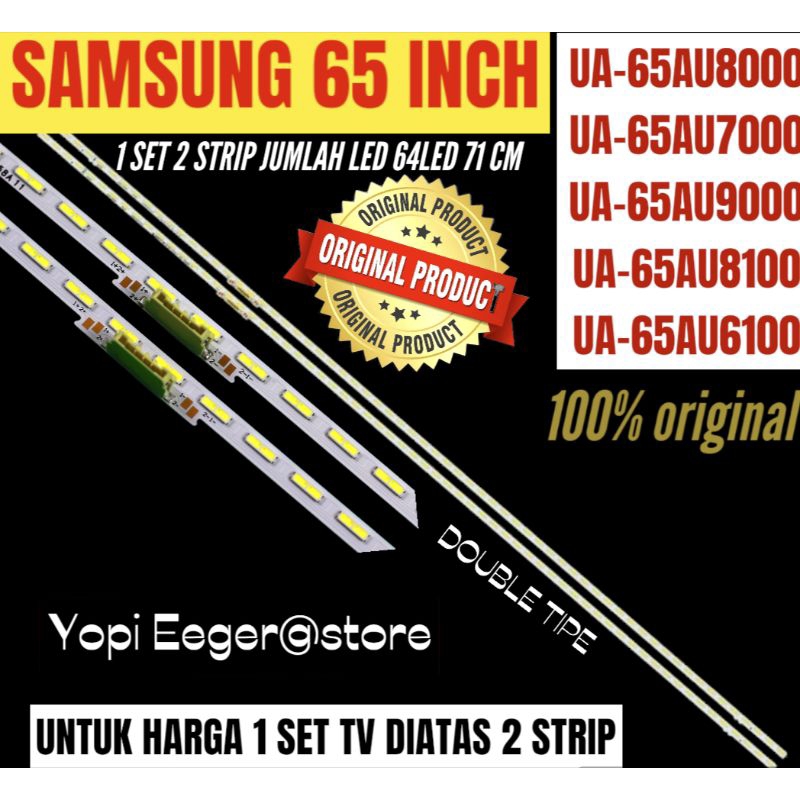 BACKLIGHT TV LCD LED SAMSUNG 65 INCH UA-65AU8000-UA-65AU7000- UA-65AU9000- UA-65AU8100- UA-65AU6100 