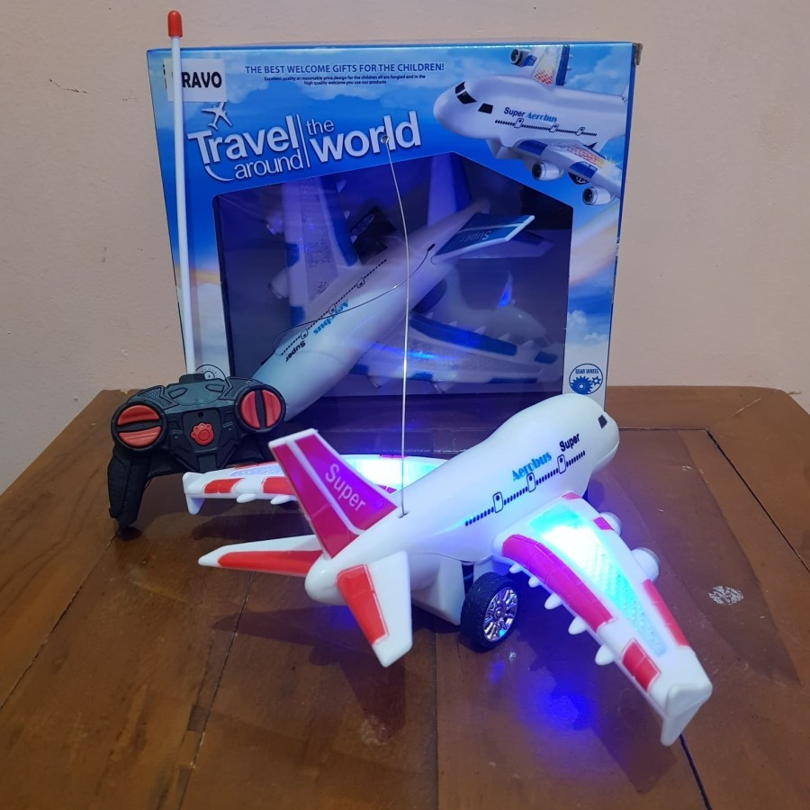 Cod Mainan RC Pesawat Terbang Aerobus - Remote Control Pesawat Terbang
