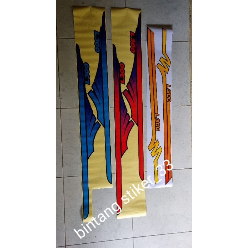 Stiker sticker l300 pick up/stiker pick up l300 kuning/stiker pick up l300 biru/stiker mitsubishi pi