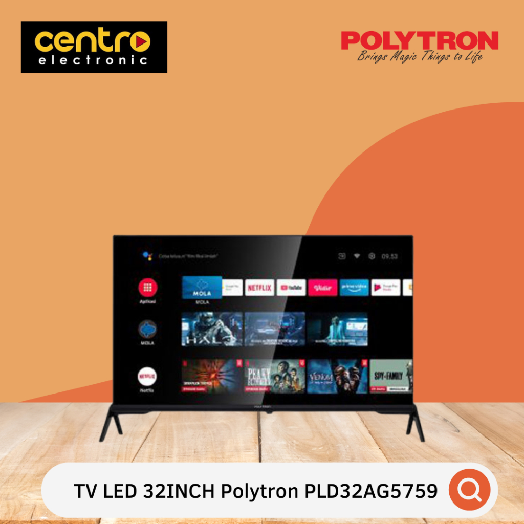 POLYTRON LED TV 32INC ANDROID TV PLD32AG5759