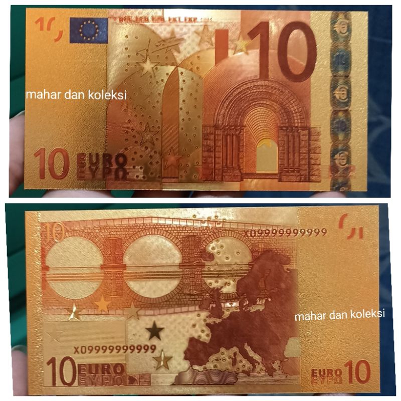 SOUVENIR GOLD FOIL 10 EURO