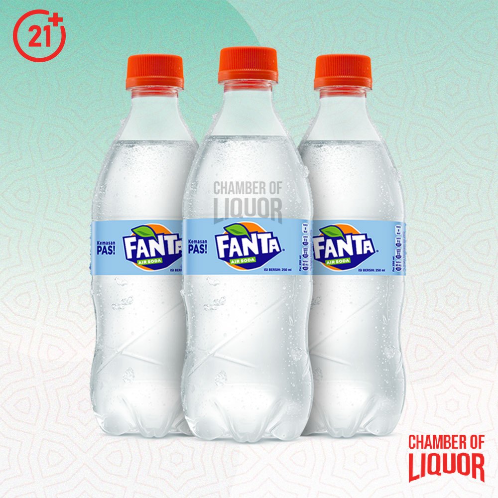 

FANTA Soda Water Pet / Air Soda Putih Botol 250ml