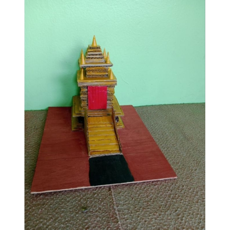 Miniatur Candi Cangkuang | Prakarya Sekolah | Candi Cangkuang