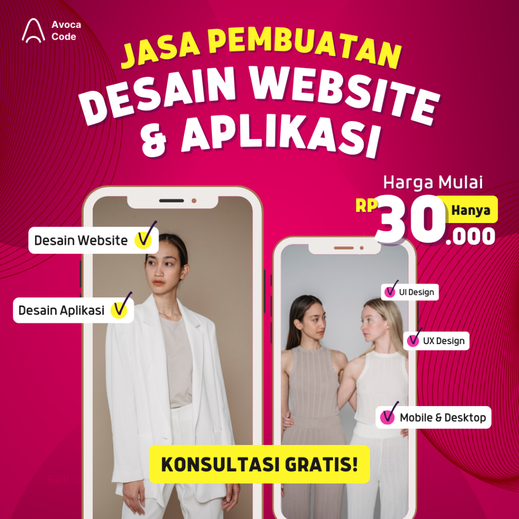 Jasa Pembuatan Desain Web dan Aplikasi | UI UX Design | Website dan Mobile App