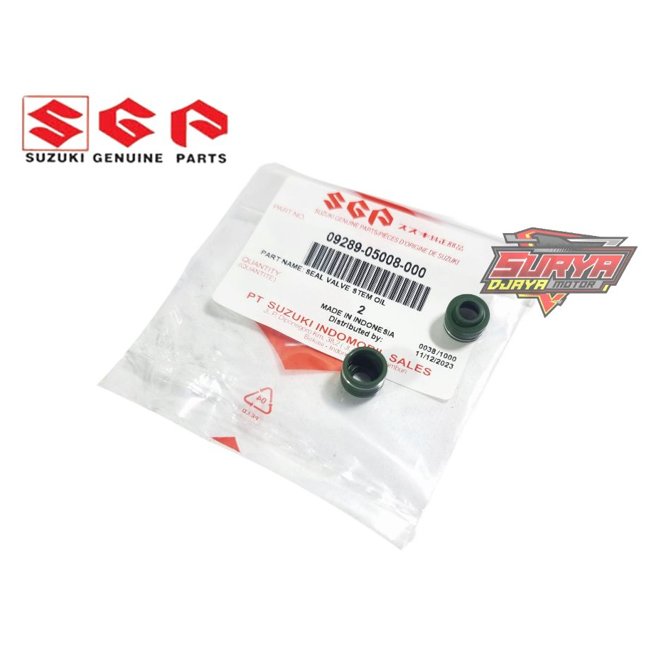 Seal Sil Klep Suzuki Shogun Smash 09289B05008N000 HARGA 1 SET ORI SGP