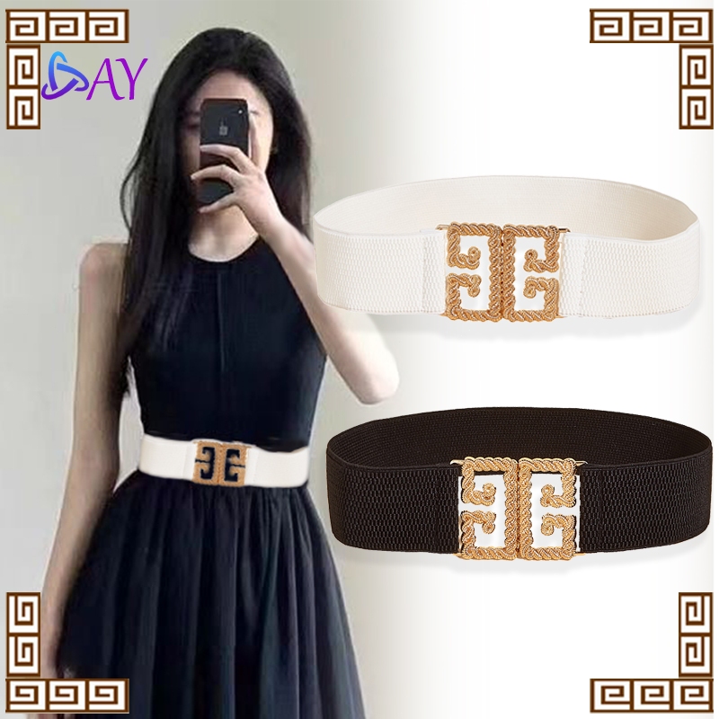 Ikat Pinggang Wanita Fashion Ikat Pinggang Wanita Elastis Korea Fashion Gesper Belt Sabuk Karet Impo
