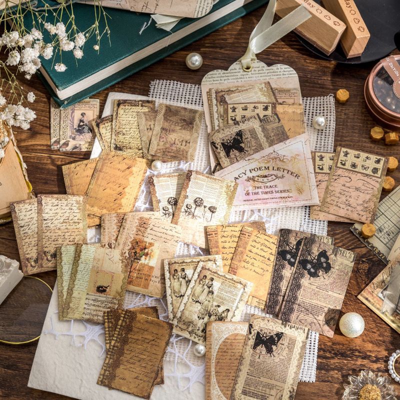 

MYUME.STORE || 30PCS STIKER PAPER VINTAGE STICKER AESTHETIC STIKER MURAH