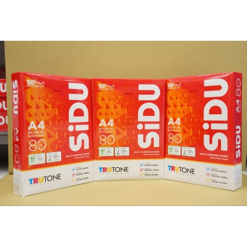 

KERTAS HVS SIDU A4 80 GSM