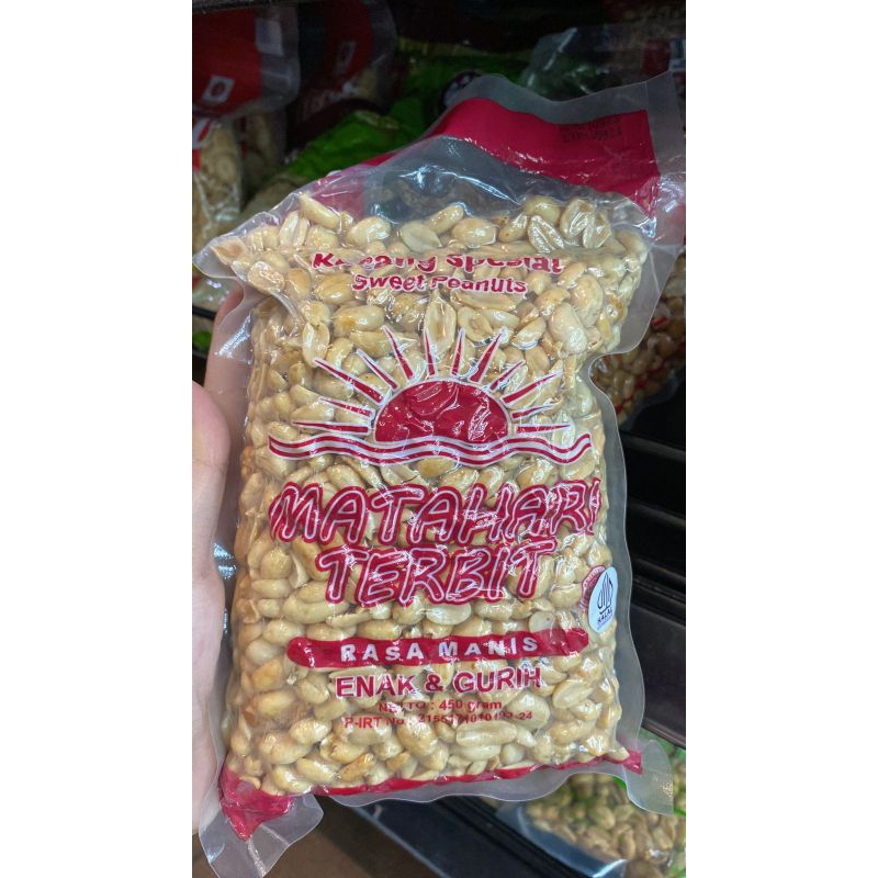 

Kacang Matahari manis Kacang Special sweet peanuts 450gr