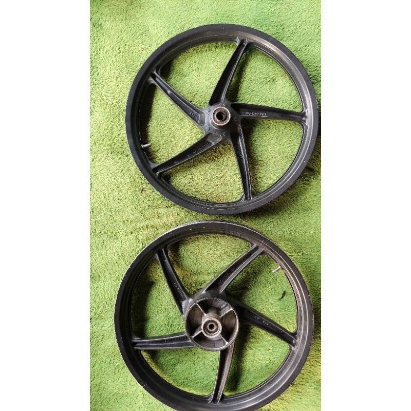 velg ori supra x 125  double diisc set velg depan belakang