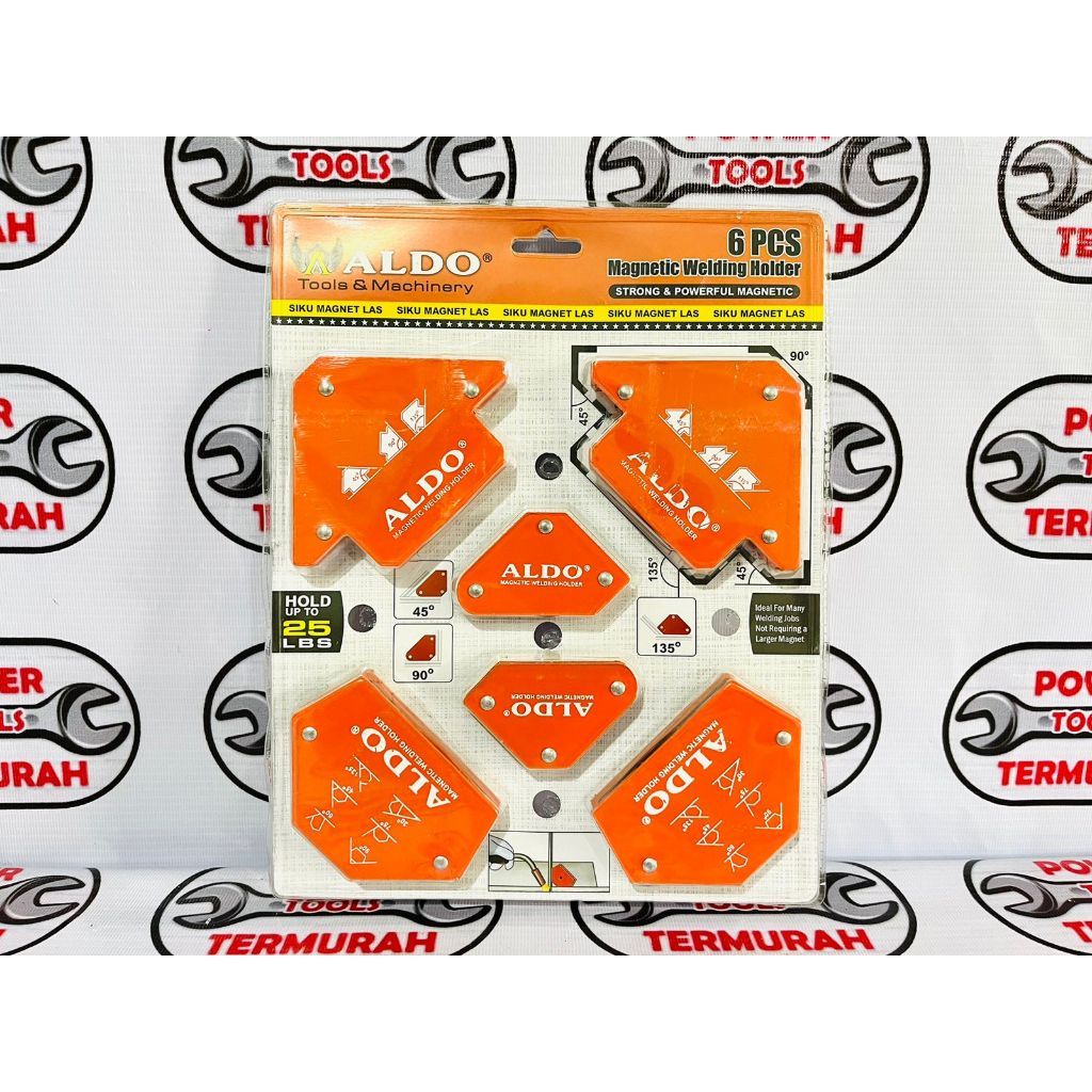 

Siku Magnet Las Set 6 Pcs / Welding Magnet / Smart Welding Arrow Aldo