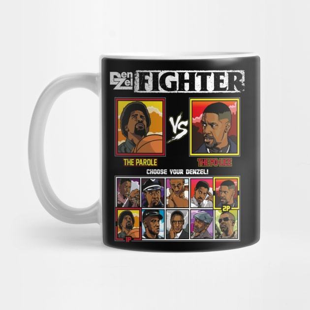 Mug Gelas | Hampers | Hadiah | DenZel Fighter Denzel Washington VS Denzel