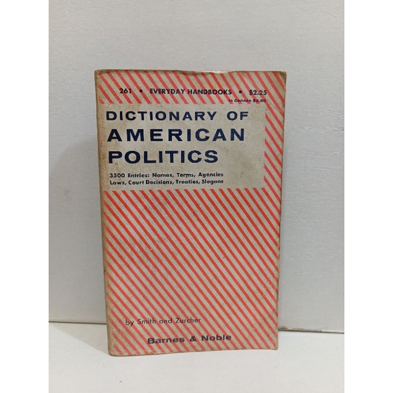 Buku Politics:Dictionary Of American by Smith and Zurcher