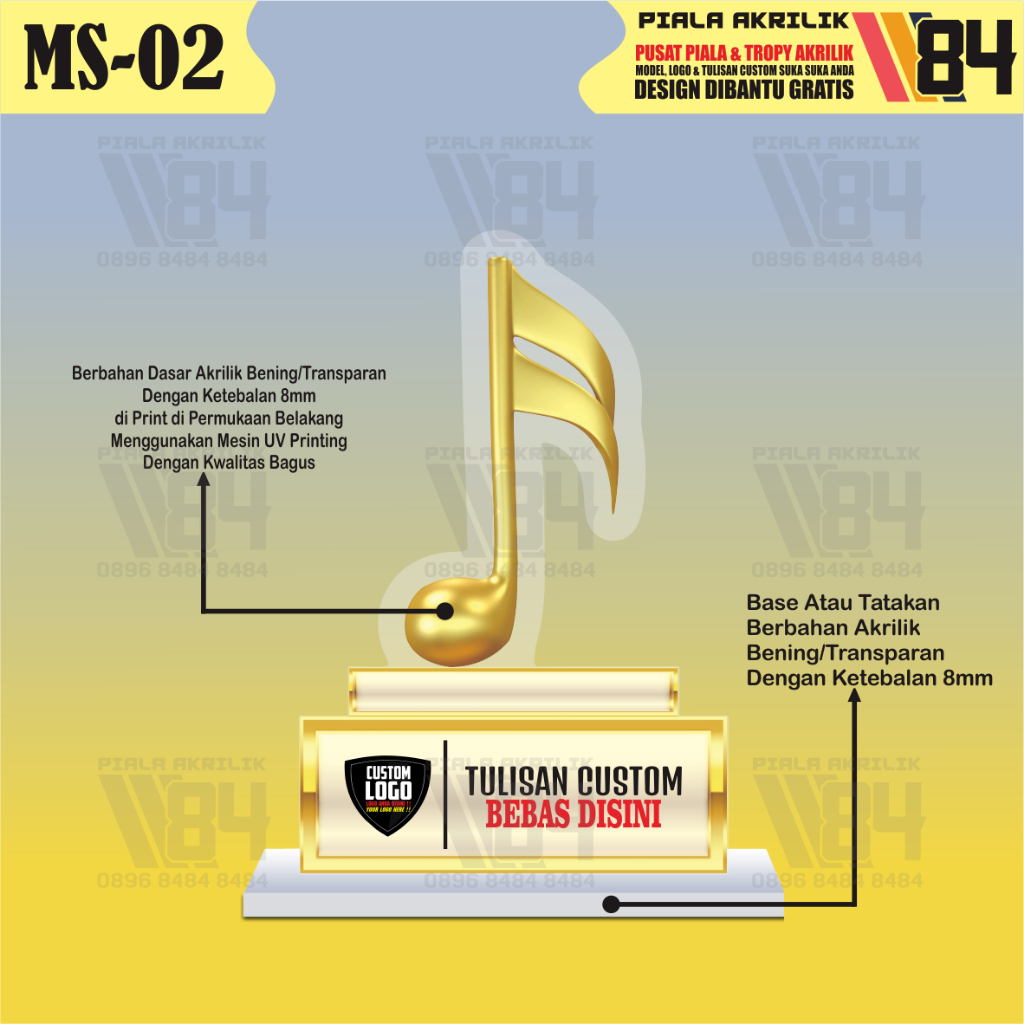 Plakat Music, Piala Music, Tropy Music, Tropi Musik, Plakat Musical, Piala Musical, Tropy Musical, P
