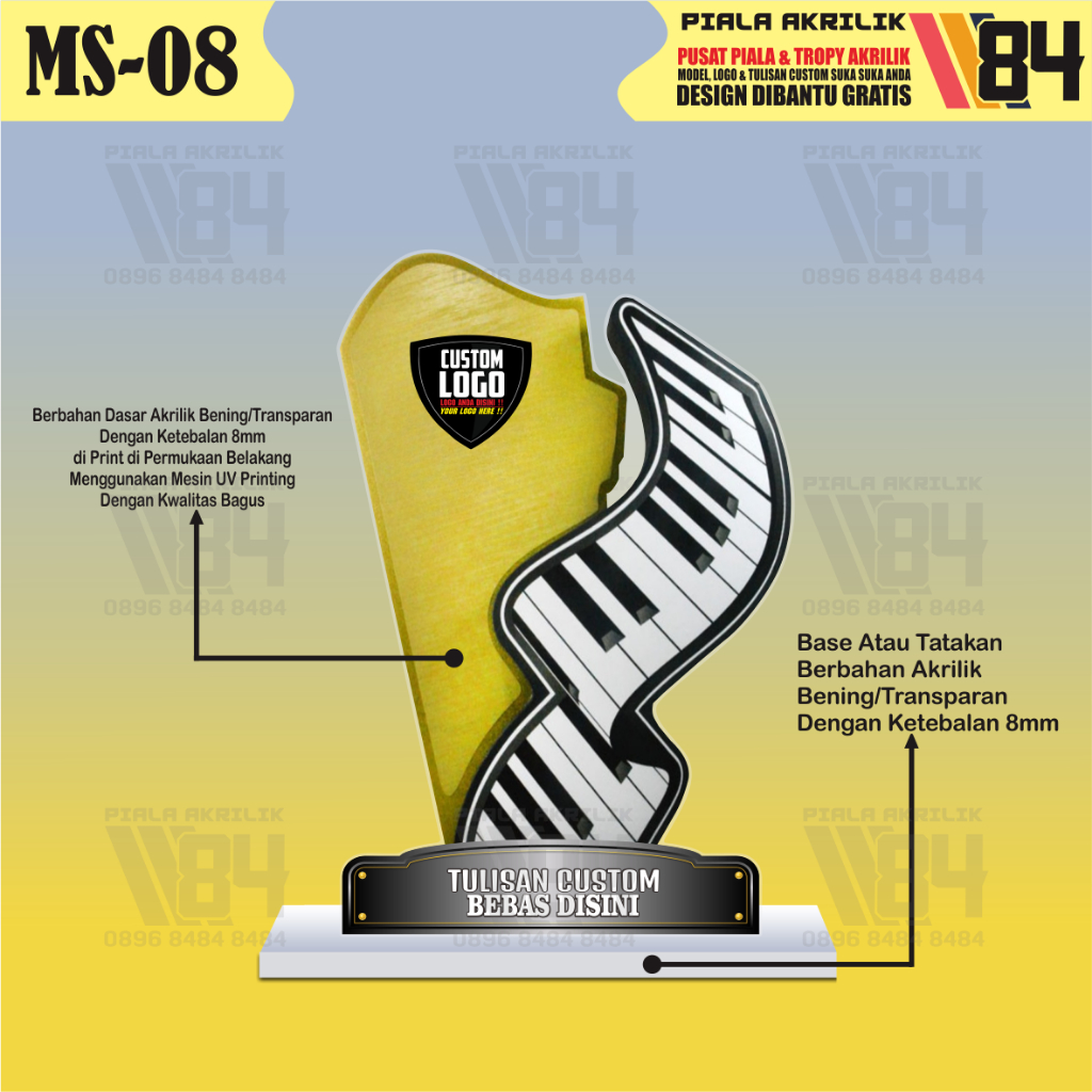 Plakat Music, Piala Music, Tropy Music, Tropi Musik, Plakat Musical, Piala Musical, Tropy Musical, P