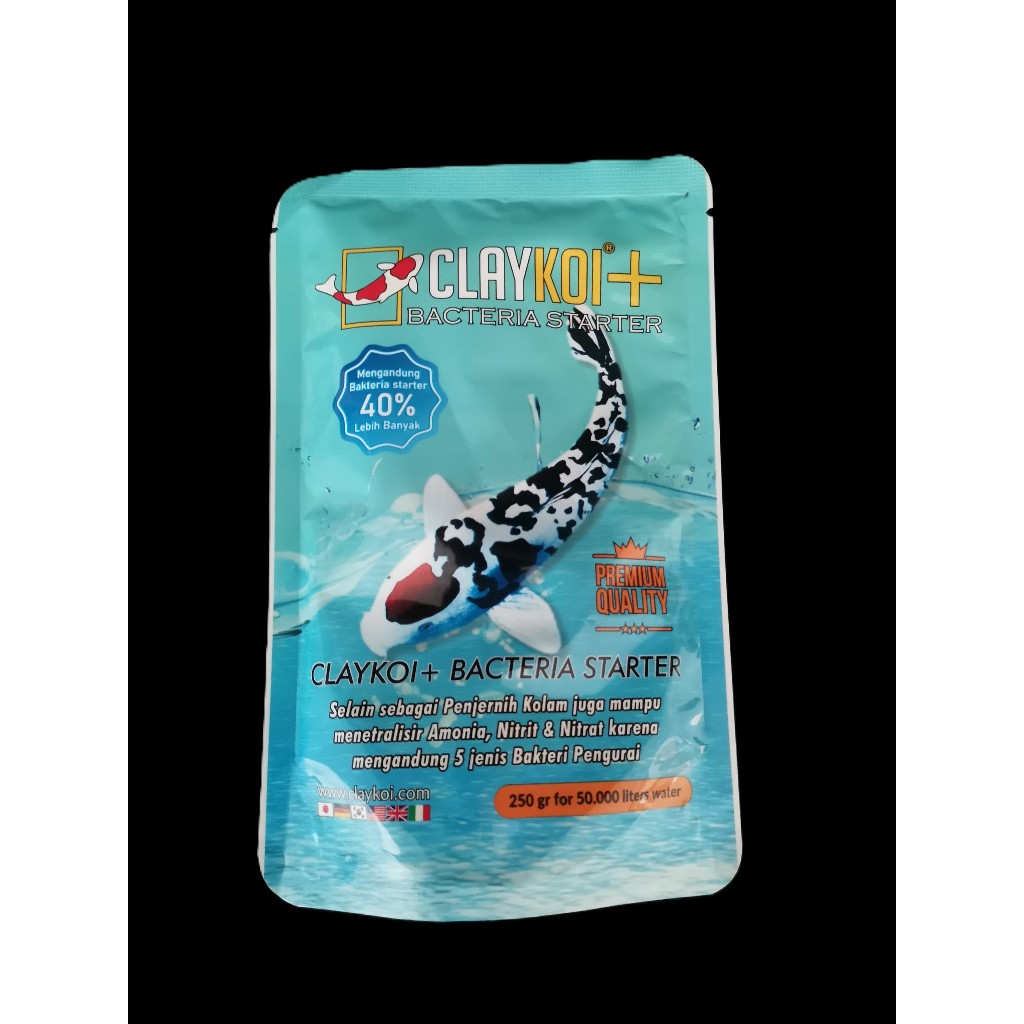 CLAYKOI Bacteria Starter 250gr Clay Koi Plus BAKTERI STARTER