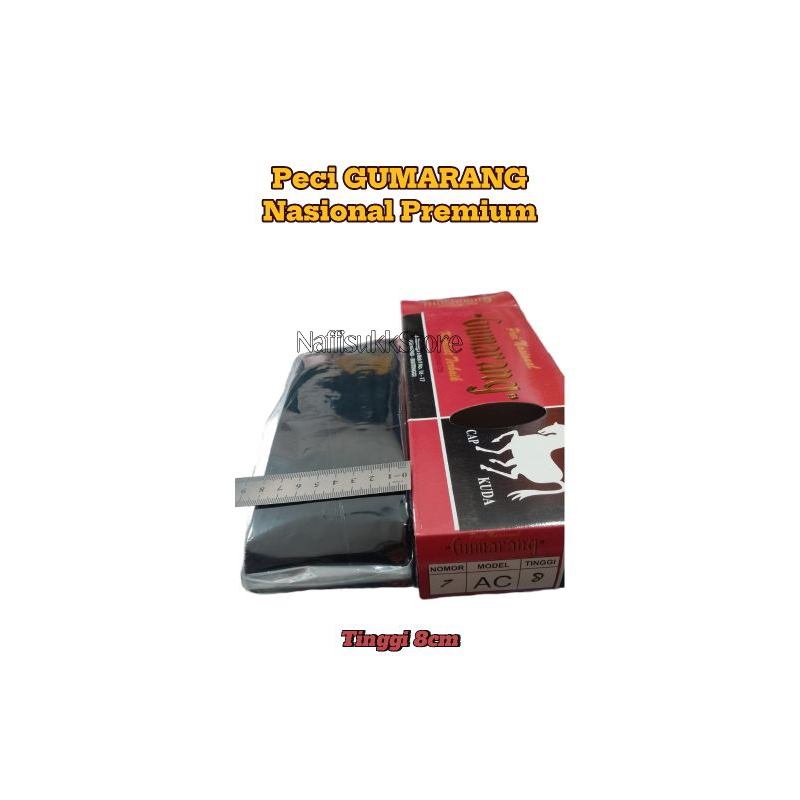 Peci Gumarang Nasional Premium tinggi 8cm