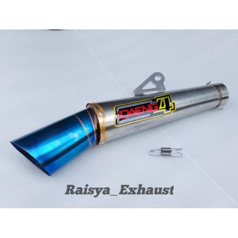 Silincer/Slencer Daeng Jupiter Satria Fu Supra Vega Vixion Mio Beat Scoopy KNALPOT DAENG SAI4 INLET 