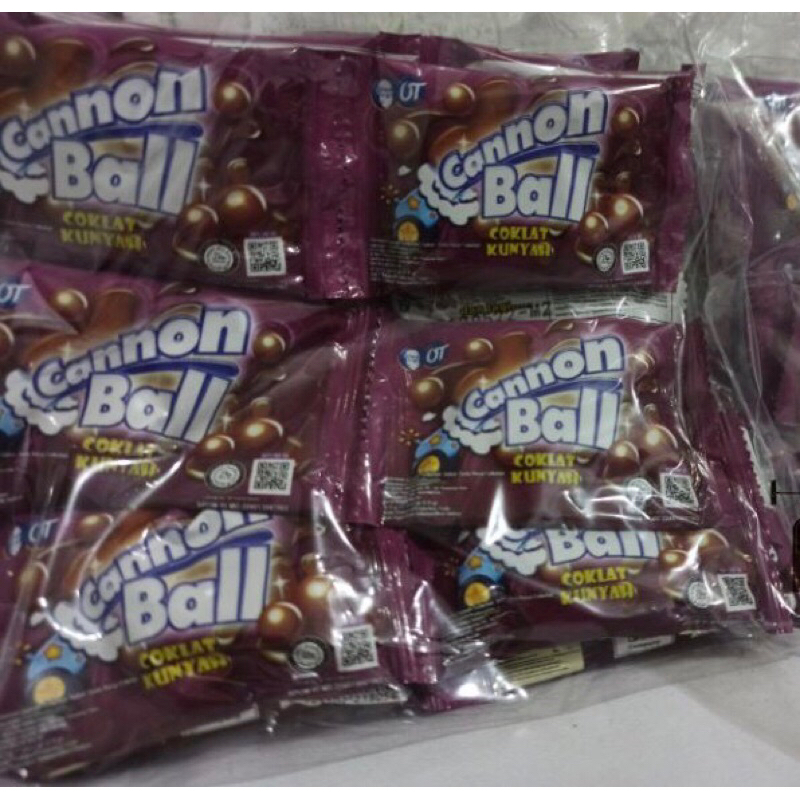 

PERMEN COKLAT KUNYAH / CANON BALL 1 BUNGKUS ISI 24 SACHET