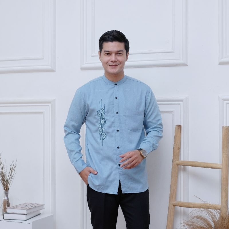 Baju Koko Lengan Panjang Katun Madinah