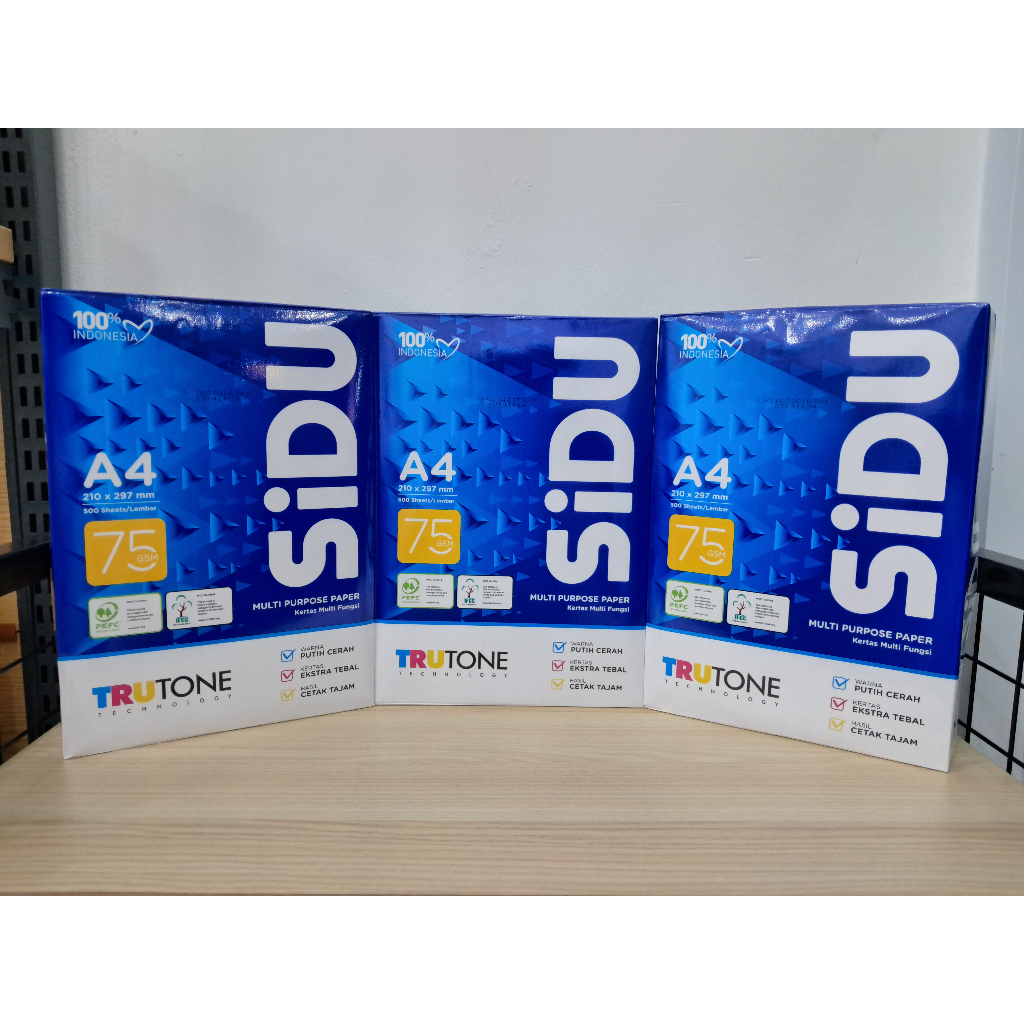 

KERTAS HVS SIDU A4 75 GSM