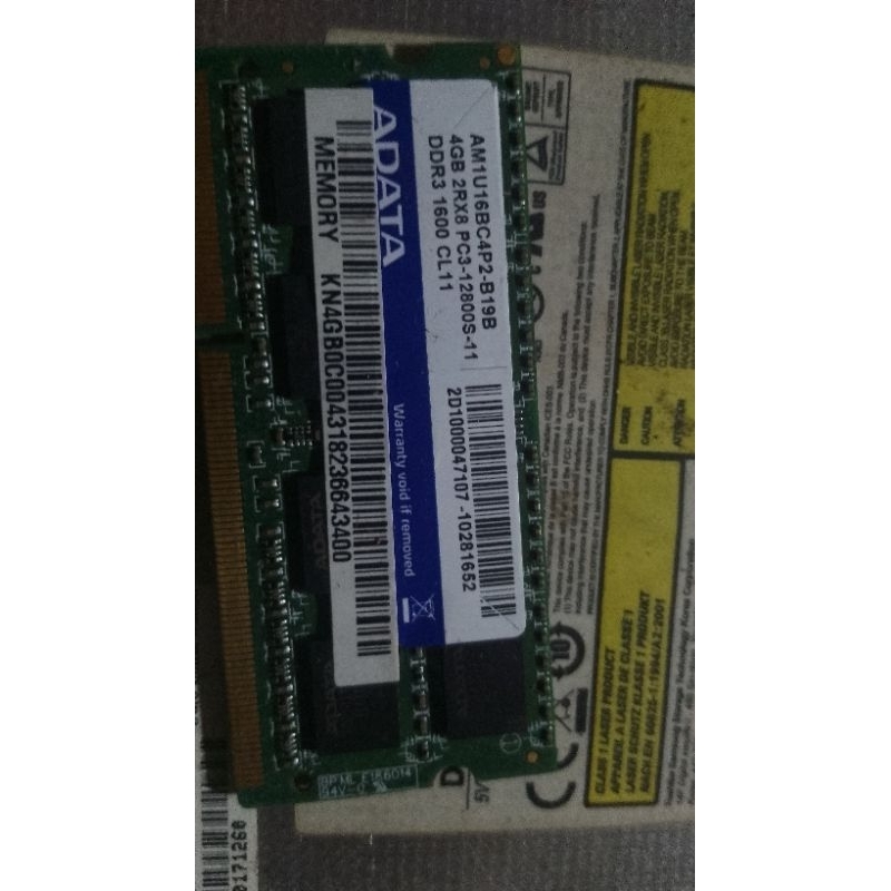 Sodim DDR3 2 - 4 gb pc12800