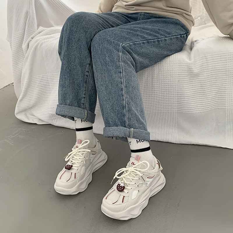 SIO MM066 Importirfashion  Sepatu Sneakers Wanita Cewek Korea Import Kulit PU Sintesis Woman Sneaker