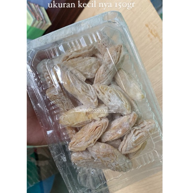 

READY KUE JABUK BAHAN PREMIUM KHAS BANJARMASIN isi 150gr (MEMBELI=SETUJU)