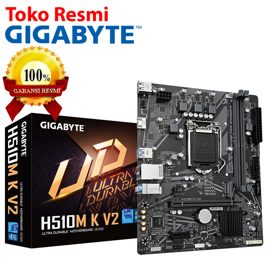 Motherboard Gigabyte H510MK V2 - LGA1200 MicroATX D4 Gigabyte H510m-K