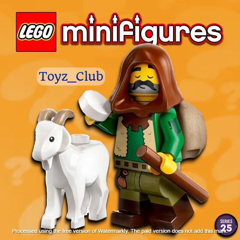 LEGO Minifigures 71045 Series 25 - Goatherd Minifigure Seri No 5 Set Building Kid Toys Goat Herder M