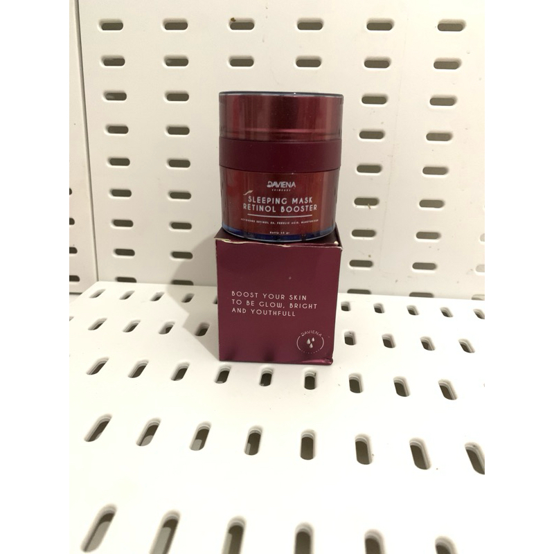 [PRELOVED SKINCARE] sleeping mask retinol booster daviena [ NEW buka segel ]