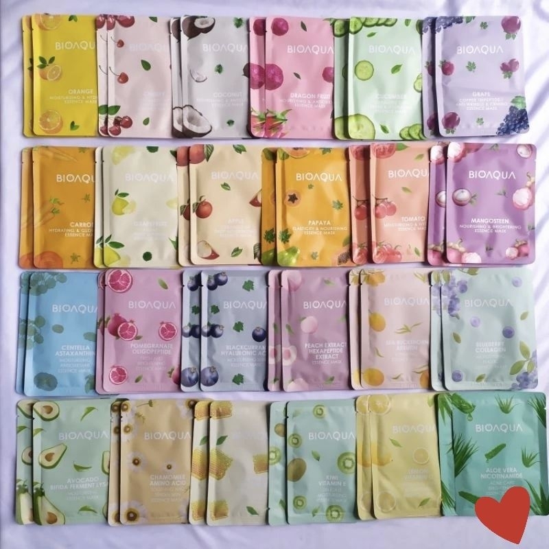 Bioaqua sheet mask/ Masker Bioaqua/ Masker viral Bioaqua