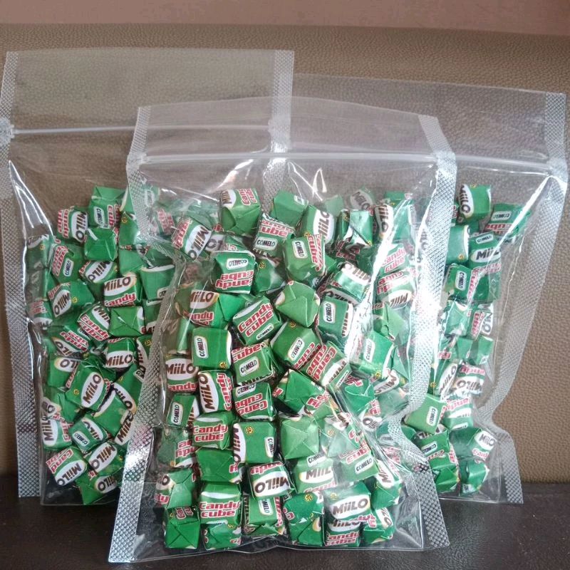 

( Bisa COD) Permen Viral Miilo Comelo Candy cube milo isi 100 pcs