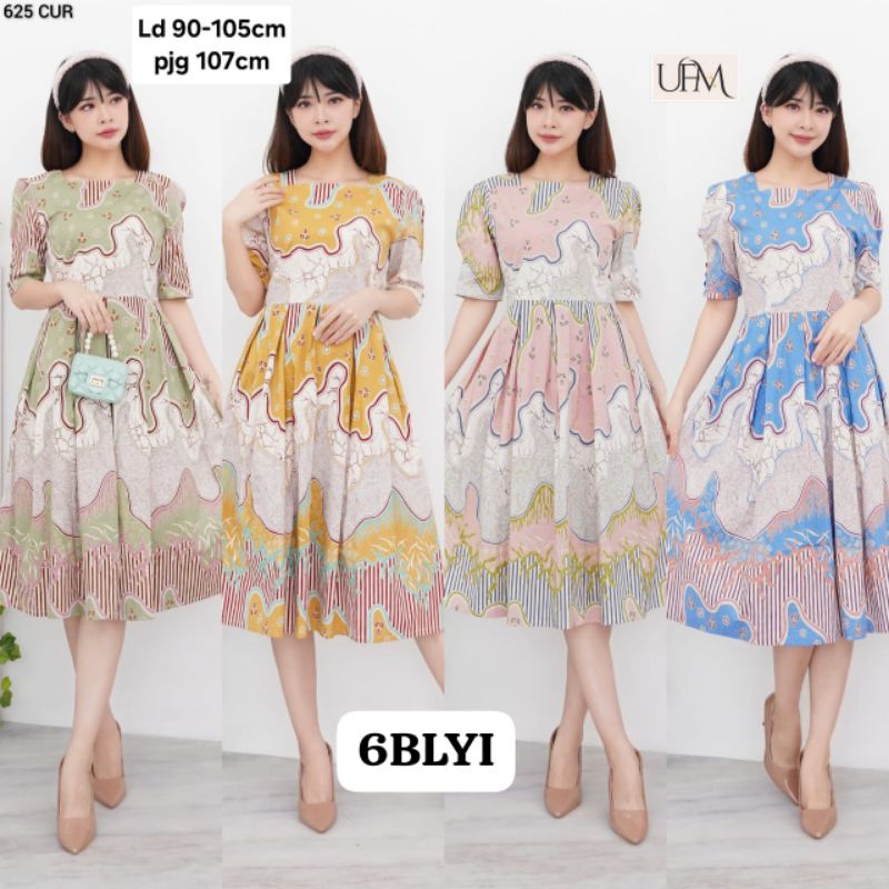 Dress Sultan Batik Remaja Gaun Katun
