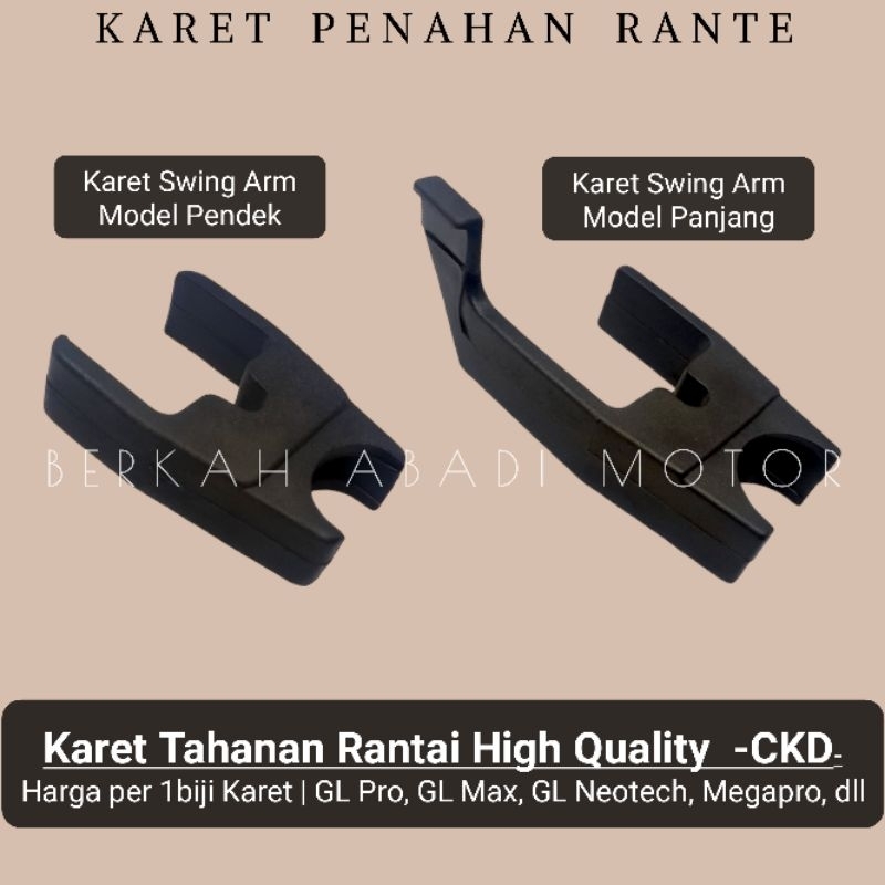 Karet Tahanan Rante GL PRO MAX Megapro Lama CKD | Karet Swing Arm Ganjel Rantai GL Max Murah