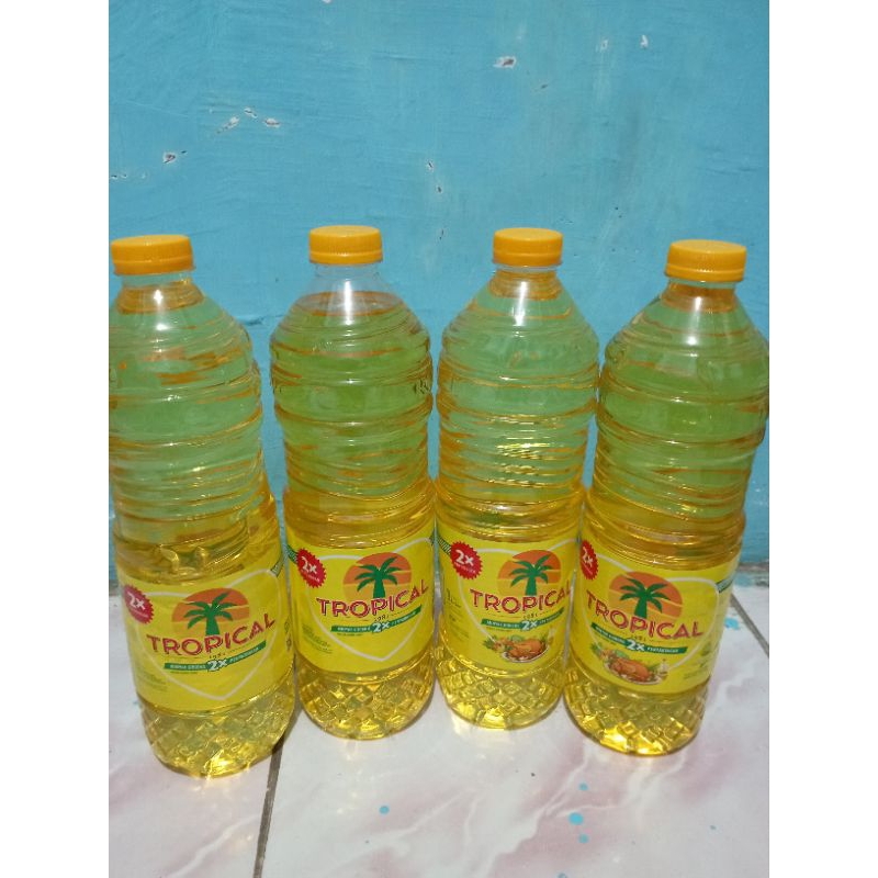 

Minyak Goreng Tropical 1 Liter Botol (COD) free ongkir, free buble wrap + kardus