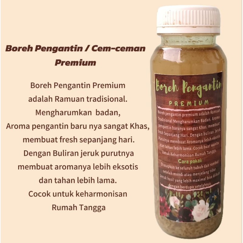 Boreh Pengantin / Cemceman Premium