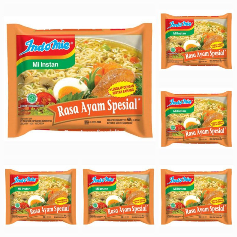 

Indomie Mi Instan Rasa Ayam Spesial 68 Gr