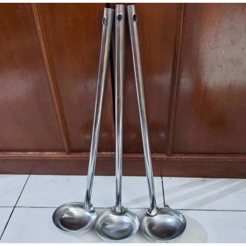 Centong bakso full stainless/irus bakso/irus kuah panjang