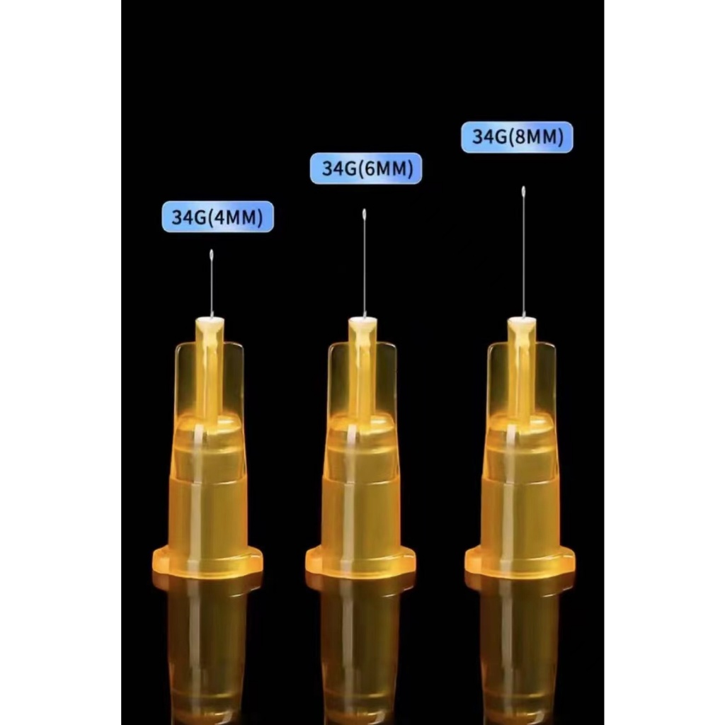 JARUM MESO MICRO NEEDLE Skinbooster Mesoterapi 4mm 1.5mm 2.5mm  34G ECER