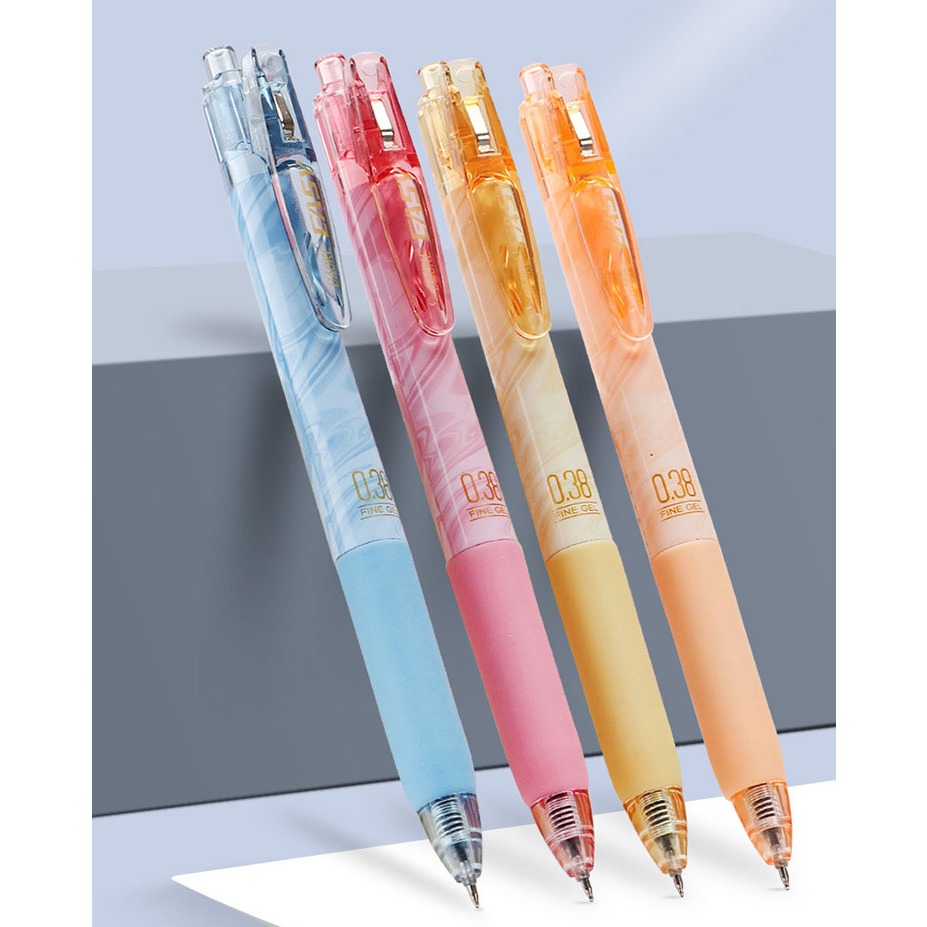 

Pena gel Baoke pena gel yang dapat ditarik tinta hitam 0.38mm PC1921