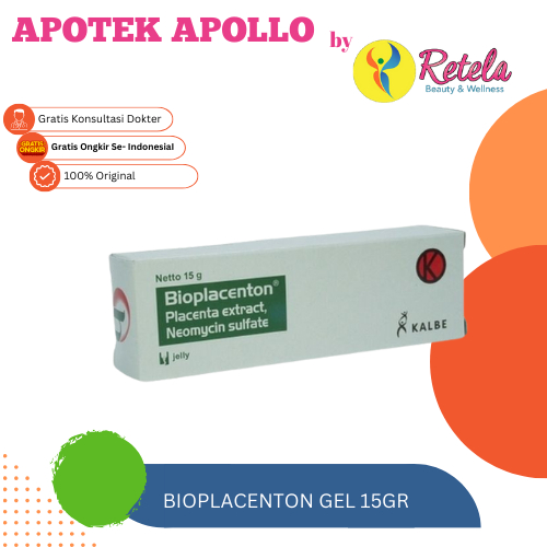BIOPLACENTON GEL 15GR / salep luka bakar
