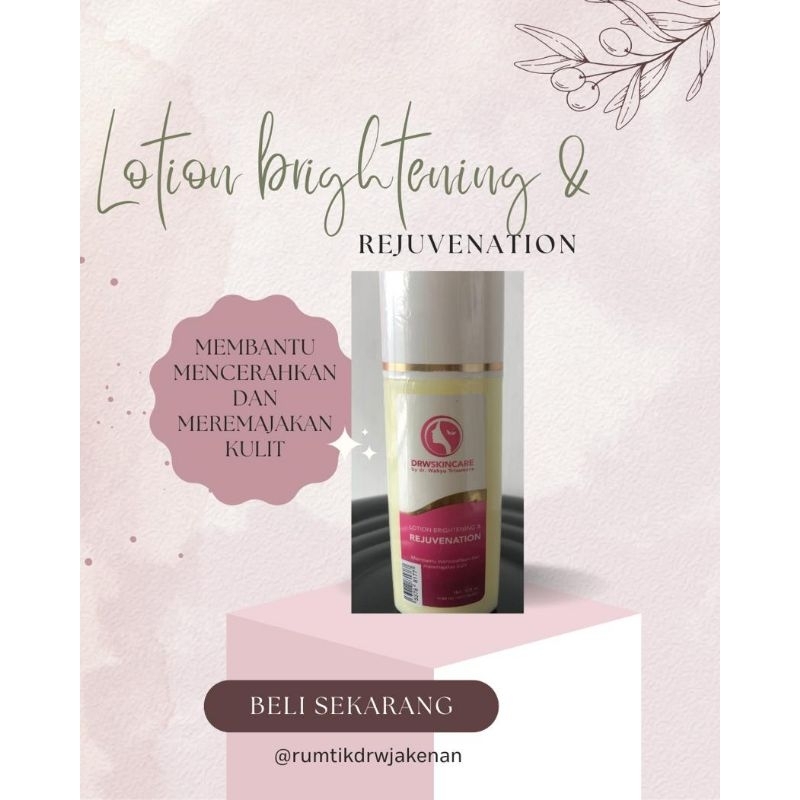 lotion brightening & rejuvenation drw skincare